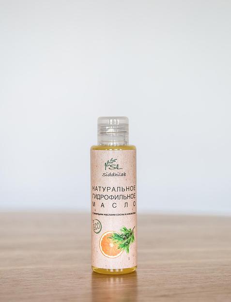 Натуральное гидрофильное масло с экстрактом сосны и апельсина 100 мл Siddhilab опт фото 3