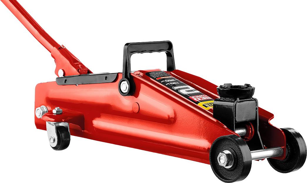 STAYER R-28 RED FORCE, 2 т, 130 - 350 мм, подкатной домкрат для легковых а/м, Professional (43153-2) фото 5
