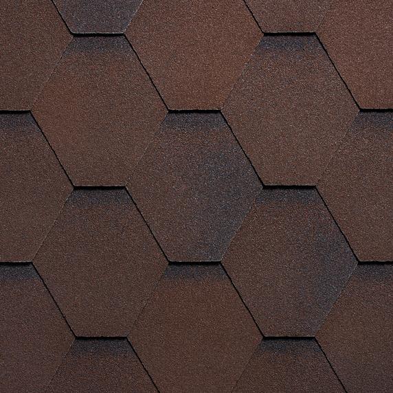 Гибкая черепица «RUFLEX», цвет: коричневый, коллекция Минт Сота фото 1