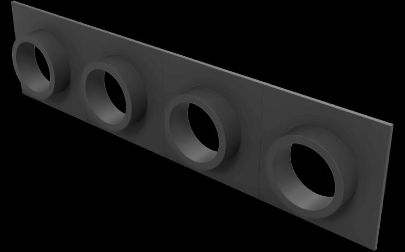 Водонепроницаемая фланцевая система ASOKA FKЕ 4 ввода фото 1