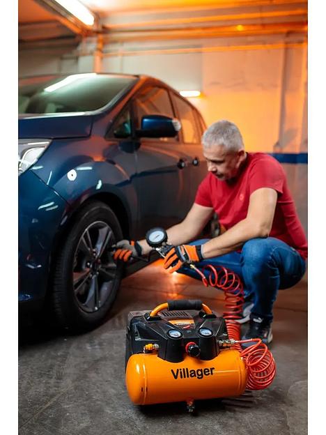 Аккумуляторный воздушный компрессор Villager VAT 0640 (в комплекте нет АКБ и ЗУ) опт фото 10