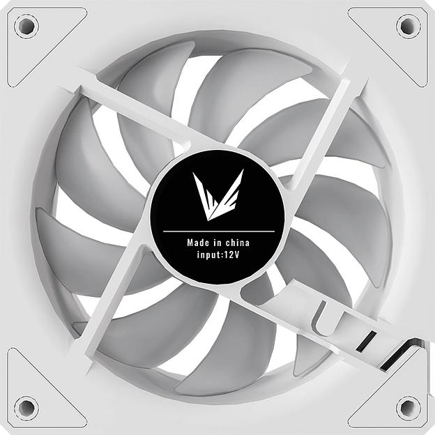 Вентилятор для корпуса Formula Floe 12WH ARPW Reverse ARGB 120х120x25 белый 4-pin 26.8дБ (FLOE 12WH ARPW REVERSE) Ret фото 4