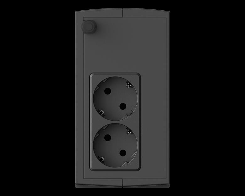 ИБП CBR [ELN-875T-2F-LD] Line Interactive 875VA/480W 6Ah12V 2 x Shuko фото 5