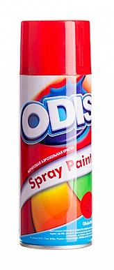 Краска аэрозольная акриловая ODIS 344 блестящий красный с металлическим блеском 450мл фото 1