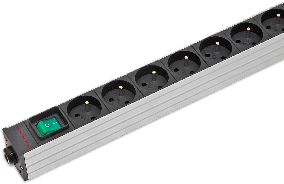 Блок распределения питания Sysmatrix PD 0804.019 гор.размещ. 8xSchuko базовые 10A Schuko 1.8м фото 2