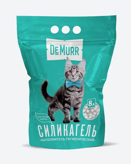 Силикагелевый наполнитель для кошек DeMurr 8л (3,4 кг) ОПТ фото 1