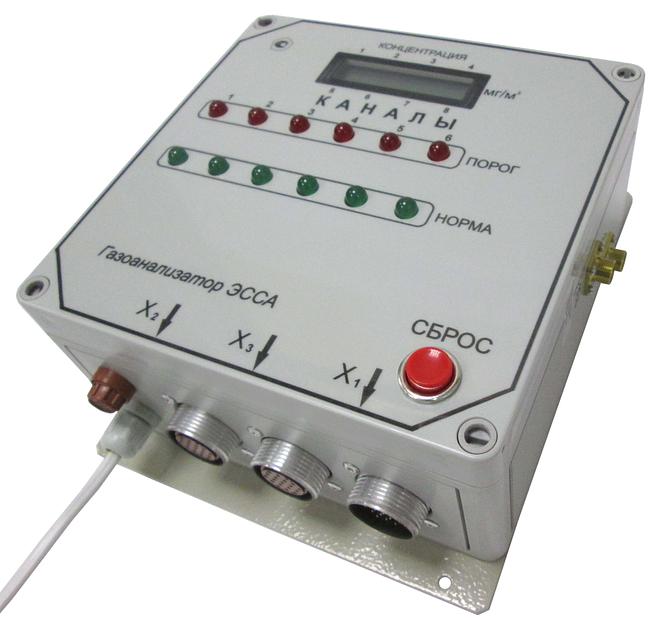 ЭССА-NO2/5, исп. БС газоанализатор диоксида азота стационарный пятиканальный фото 6