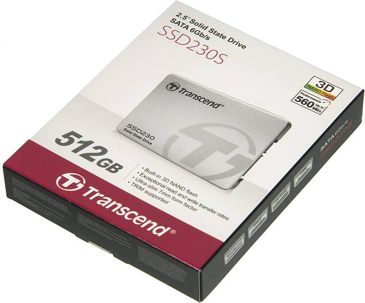 Твердотельный накопитель Transcend SSD230S TS512GSSD230S фото 2