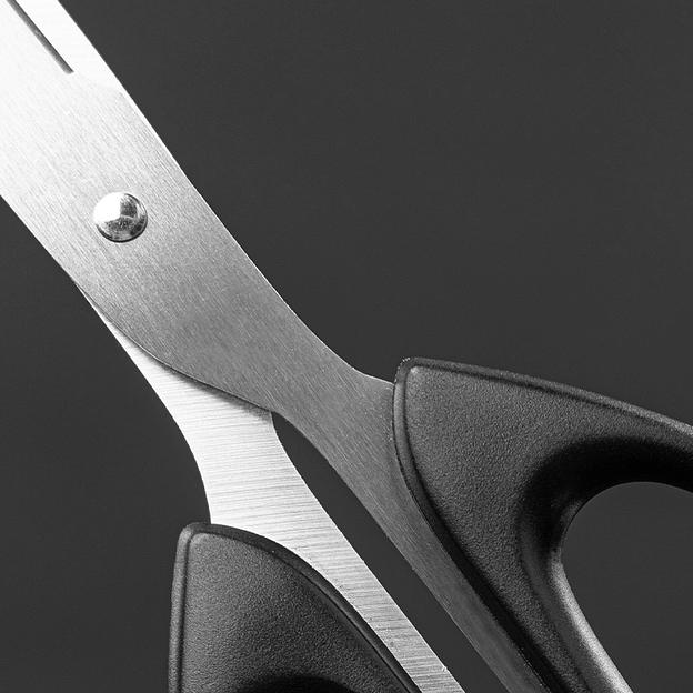 Ножницы Deli EM609 офисные 160мм ручки пластиковые сталь ассорти чехол с европод. фото 5