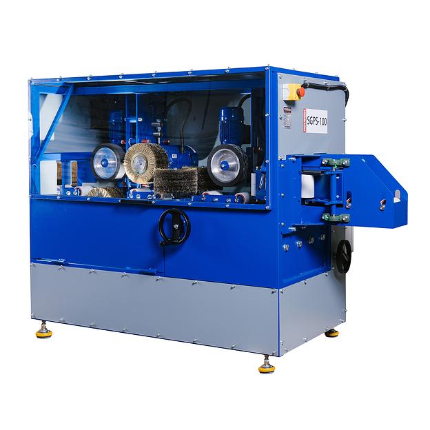 Станок для очистки профильных труб от ржавчины SGPS-100 фото 1