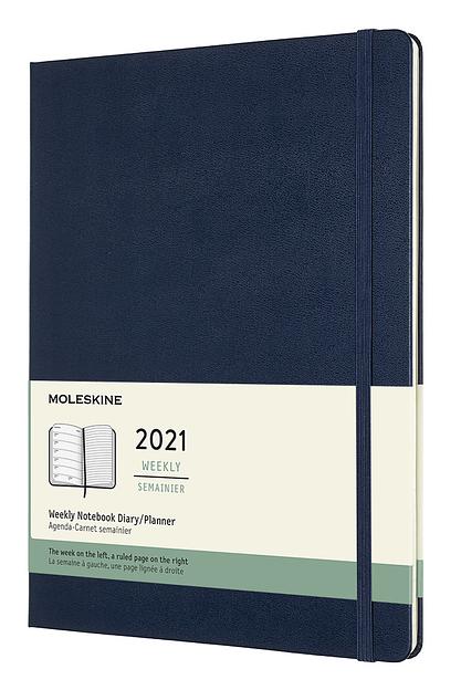 Еженедельник Moleskine CLASSIC WKNT XL 190х250мм 144стр. синий сапфир фото 1
