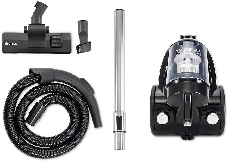Пылесос Vitek VT-1841 1500Вт серый фото 8
