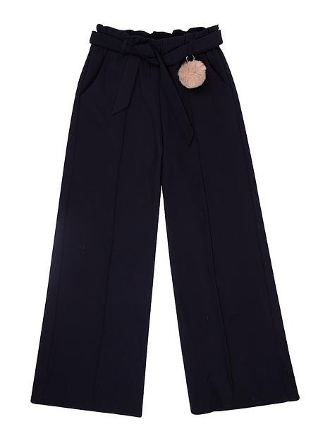 Брюки для девочки Соль&Перец тёмно-синий, арт.SP23 ОПТ фото 3