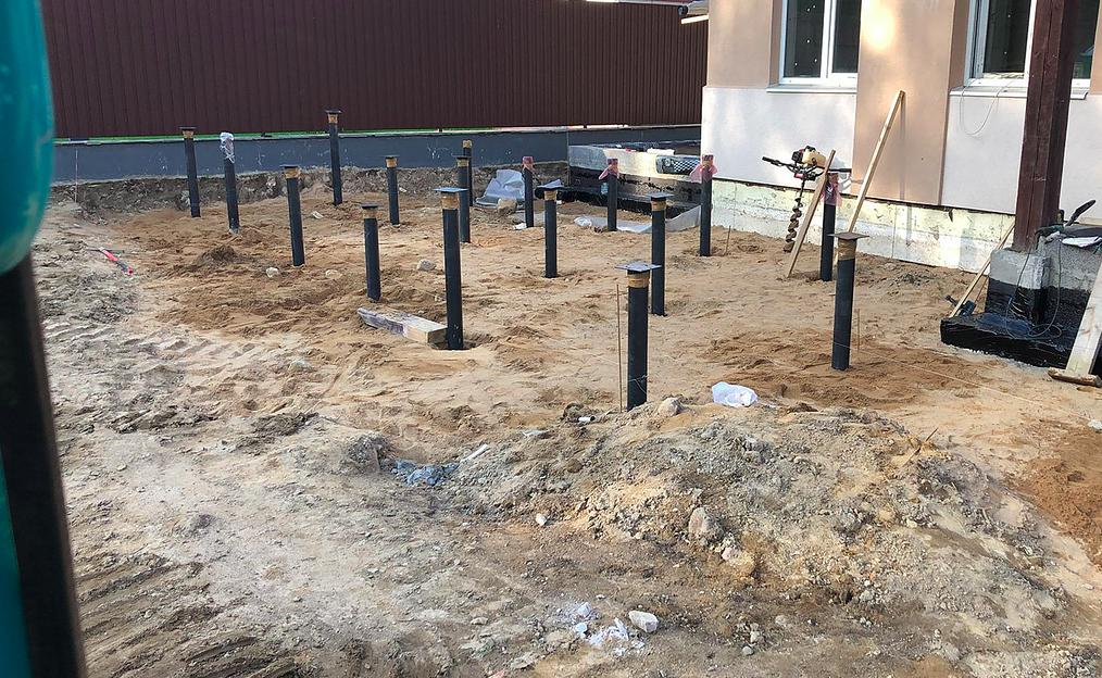 Монтаж винтовых свай под ключ Ленинградская область фото 3