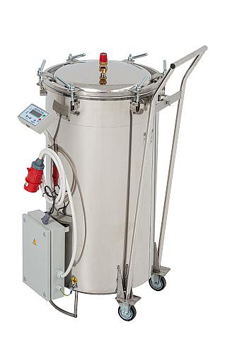 Автоматический автоклав-стерилизатор «Фермер» 125 л с ЭБУ, вертикальный с кассетами фото 3