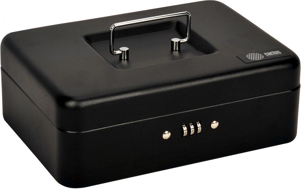 Ящик для денег Cactus CS-DCB-003 90x250x180 графитовый 1.2кг фото 2