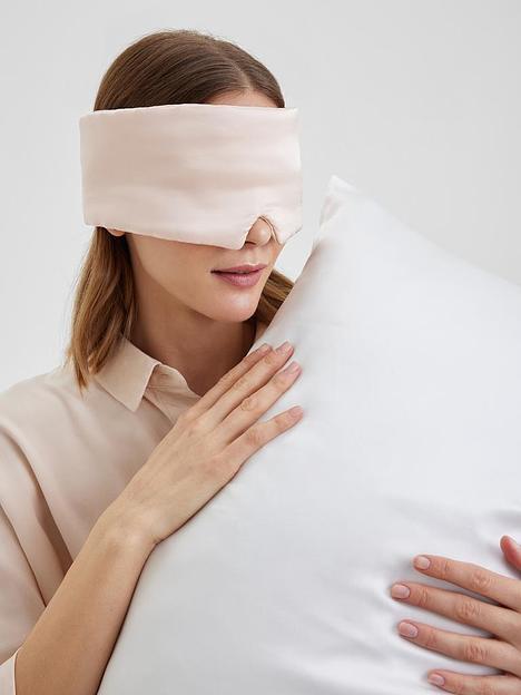 Шёлковая маска для сна Deep Sleep «Sunset Pink» ОПТ фото 2