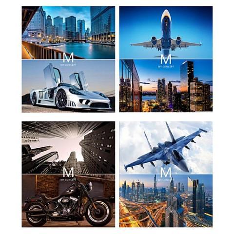 Тетрадь общая на скобе А5, 48л., клетка, My concept, ТО48К9592/6 фото 1