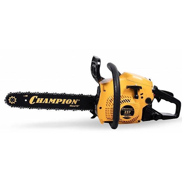 CHAMPION Бензопила 237-16 { 1,5кВт 37,2 см? легкий старт 4,7кг } фото 1