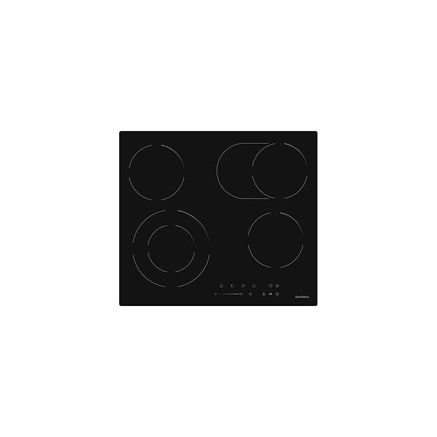 Электрическая варочная поверхность Darina 6P E 328 B, конфорок: 4 шт., стеклокерамика, независимая, черный фото 1