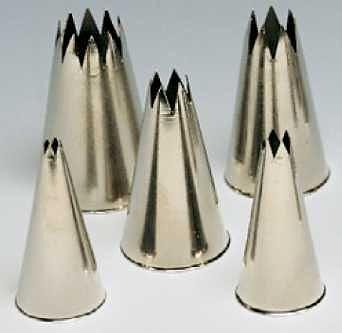 Насадка кондитер. "Звезда" d=31/10 мм. h=50 мм. нерж. /1/ фото 1