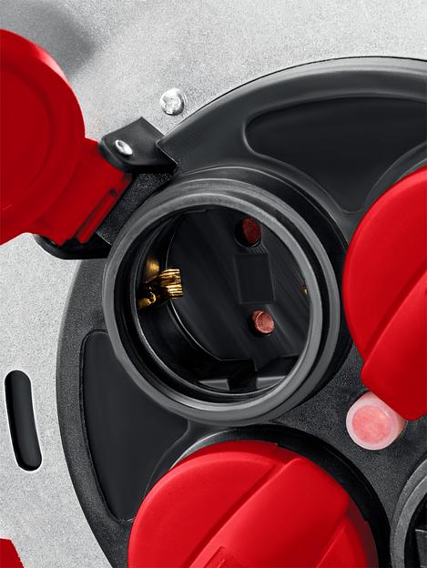 KRAFTOOL HEAVY DUTY 4.0, КГ 3х2.5 50м 4000Вт IP44, силовой удлинитель на стальной катушке (55086-50) фото 5
