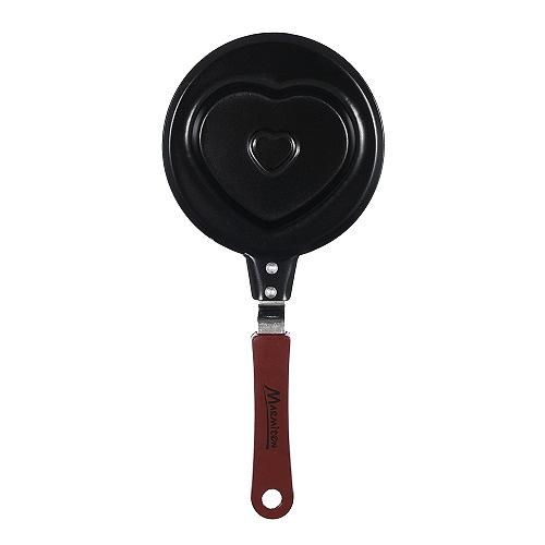 Сковорода для блинов 12*26 см. h=1,5 см. алюм. с антиприг. покрыт. Сердце /1/10/100/ фото 1