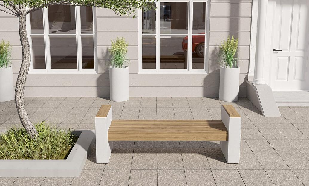 Скамья садовая СтаркБет «Альфа малая» ОПТ фото 1