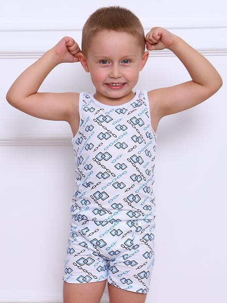 Комплект для мальчика майка и трусы опт фото 4