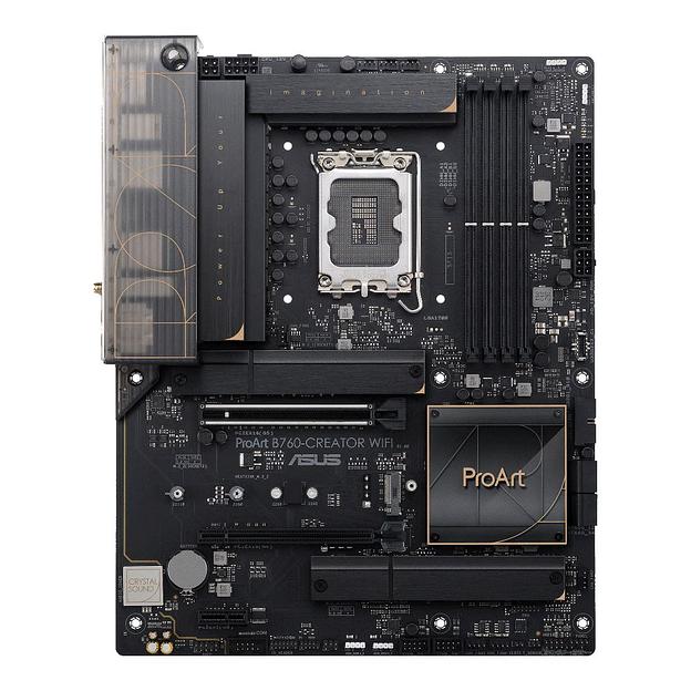 Материнская плата ASUS PROART B760-CREATOR
WIFI /LGA1700,B760,PCIE5.0,USB32GEN2X2,MB (90MB1FY0-M1EAY0) фото 2