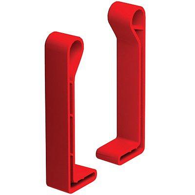 Комплект торцевых заглушек, правая + левая, H 80, полиэтилен RAL3020 фото 1