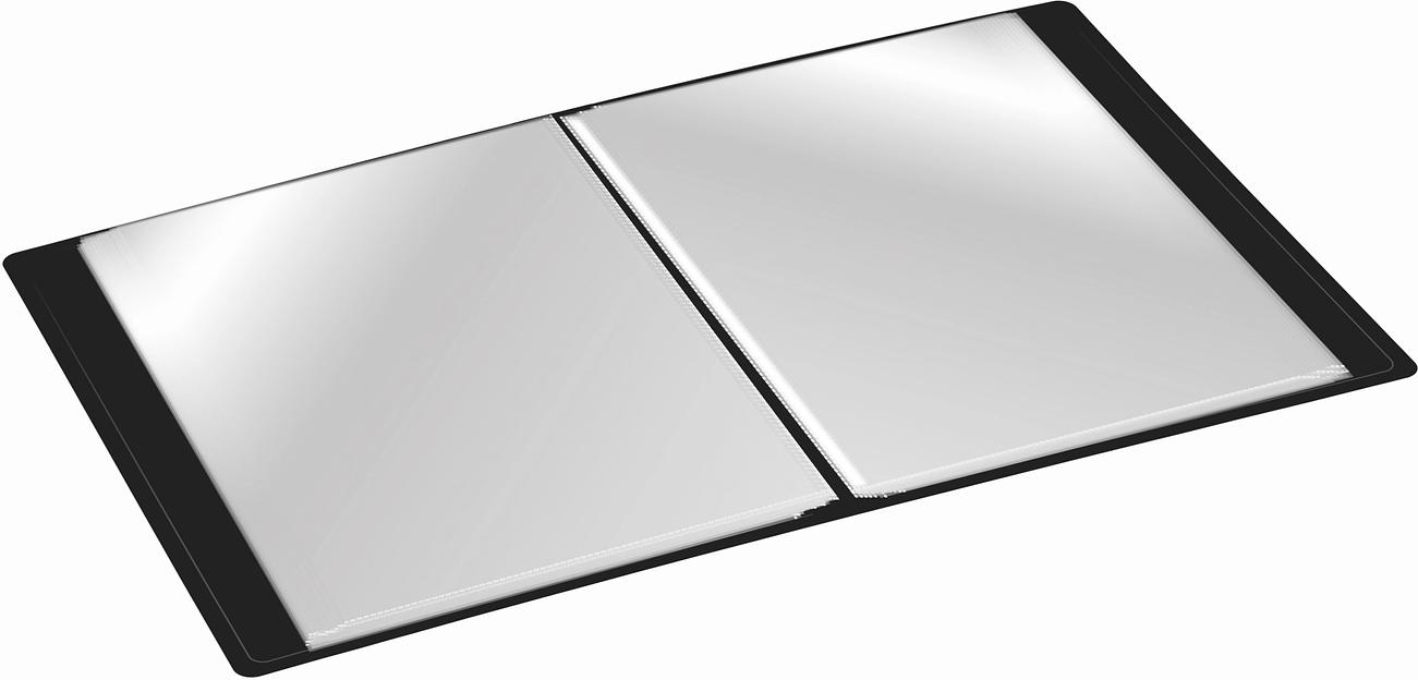 Папка с 60 прозр.вклад. Silwerhof Eco SE-V60BLK A4 пластик 0.7мм черный фото 4