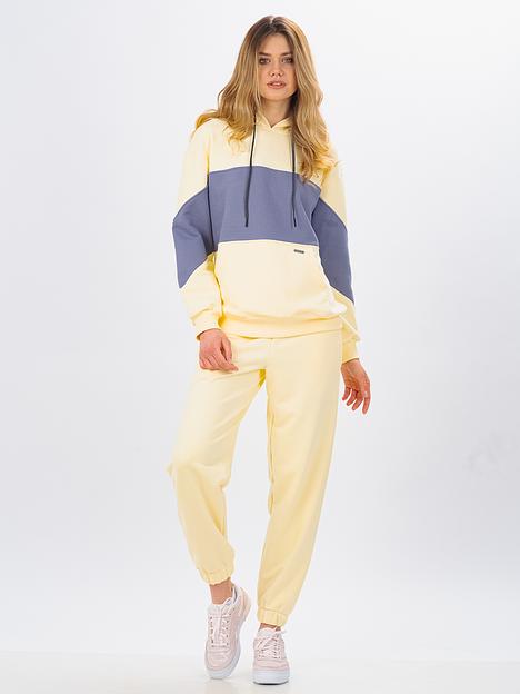 Костюм женский «Геометрия 2», молочный/мрамор, опт фото 1