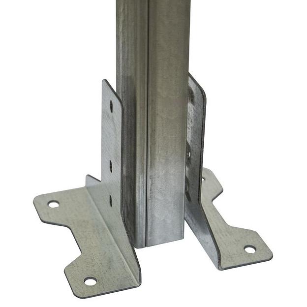 Фланец под столб цинковый 60 мм фото 1