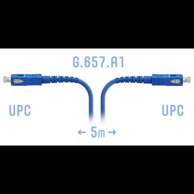 Патчкорд оптический армированный SC/UPC 5 метров фото 1