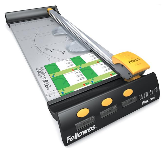 Резак дисковый Fellowes Electron A3 (FS-54105) A3/10лист./455мм/ручн.прижим фото 1