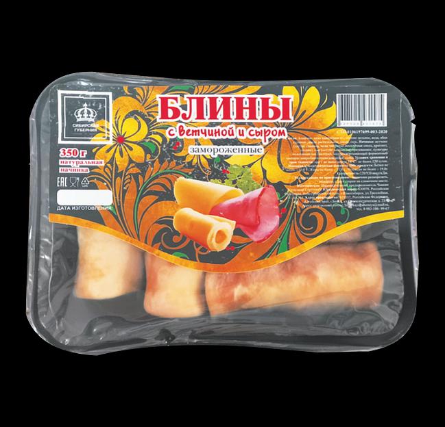 Блинчики фаршированные ветчиной и сыром замороженные опт фото 1
