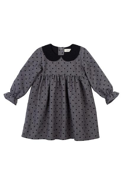 Платье MINI DI «Риана» горох на сером, арт.160/855 ОПТ фото 1