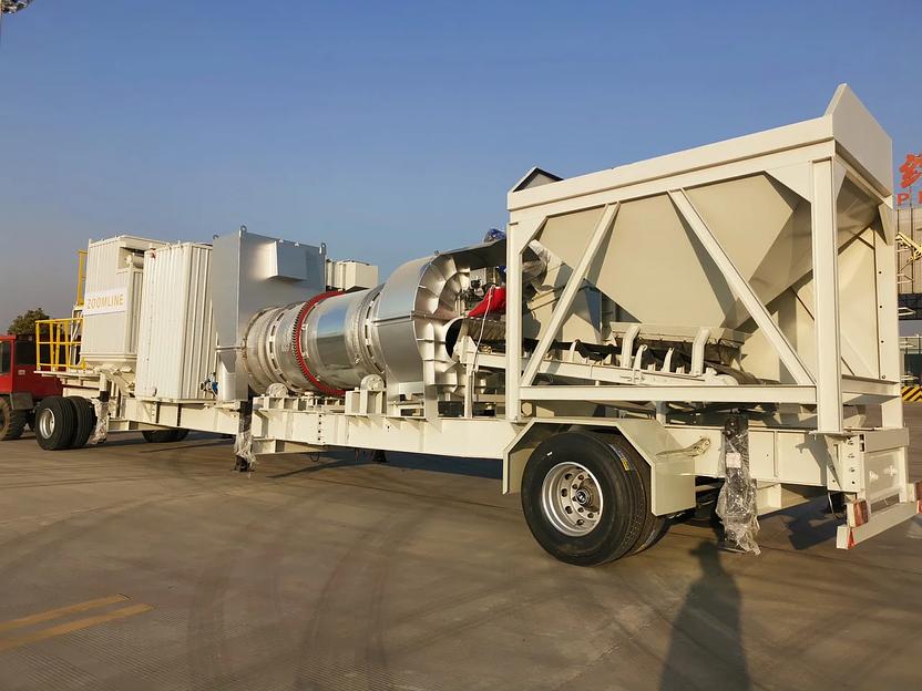 Мобильный барабанный асфальтный завод ZAP-CM40 ZOOMLINE, под заказ фото 4
