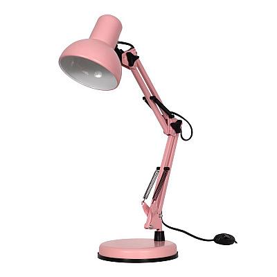 Светильник МТ2001 А/С (А) на основании, 40 Вт, без лампы, ЛОН, Е27, розовый матовый, Трансвит фото 1