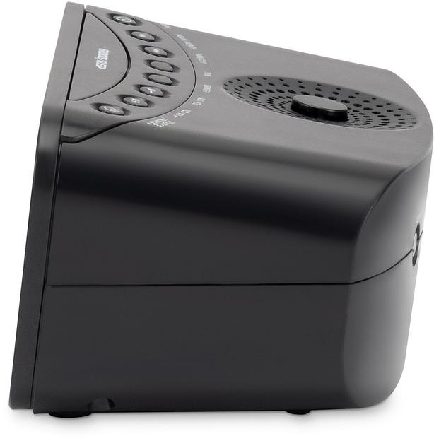 Радиобудильник Hyundai H-RCL221 черный LCD подсв:белая часы:цифровые FM фото 4