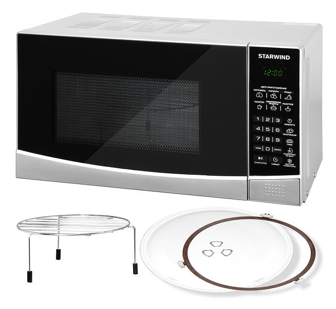 Микроволновая Печь Starwind SMW3120 20л. 700Вт серебристый/черный фото 3