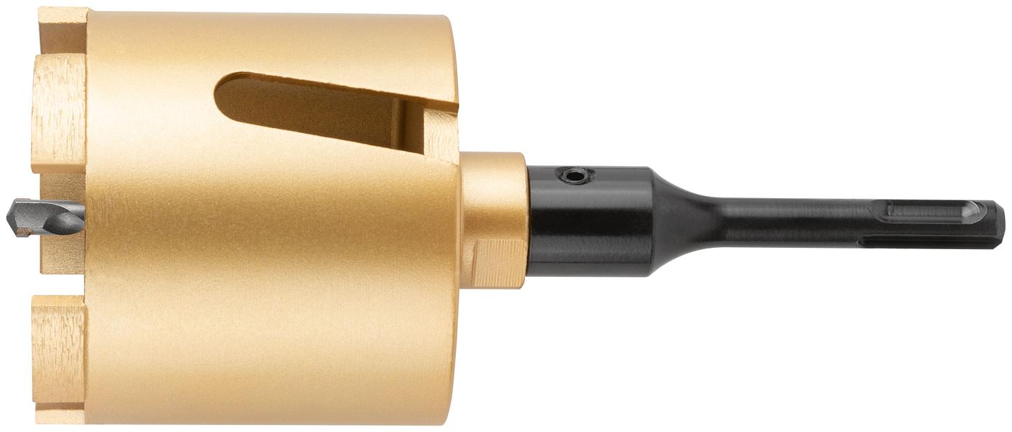 Коронка кольцевая по бетону алмазная безударная в сборе 82 мм фото 1