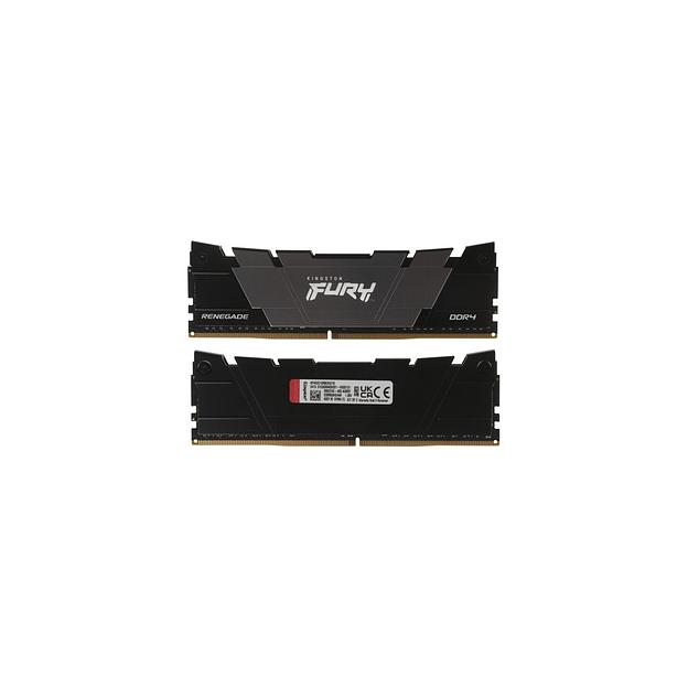 Оперативная память Kingston Fury Renegade Black KF432C16RB2K2/16 DDR4 - 2x 8ГБ 3200МГц, DIMM, Ret фото 1