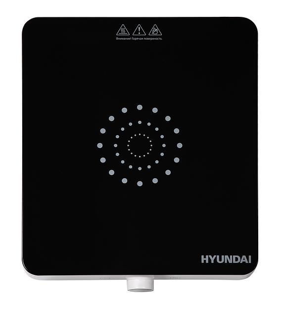 Плита Индукционная Hyundai HYC-0105 белый стеклокерамика (настольная) фото 1