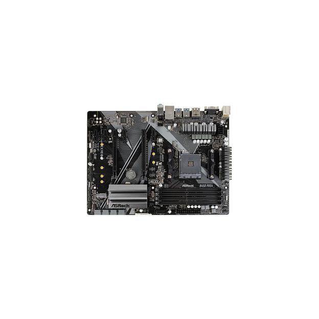 Материнская плата ASRock B450 PRO4 R2.0, SocketAM4, AMD B450, ATX, Ret фото 1