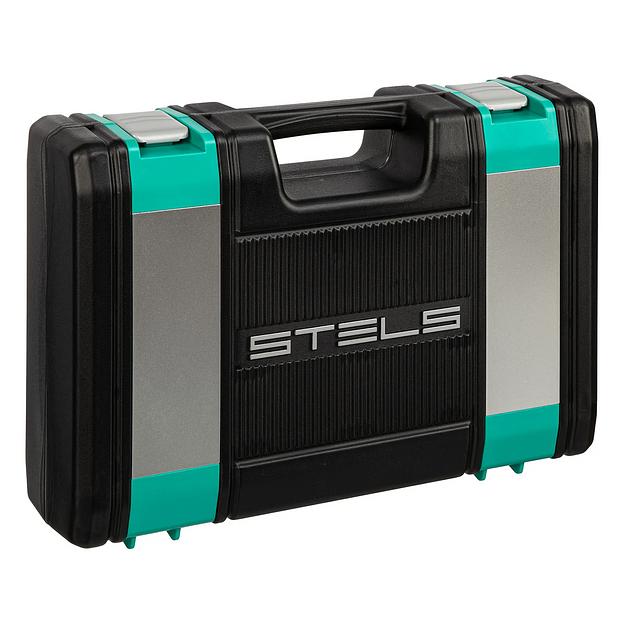 Набор инструментов 1/2, 1/4, CrV, 12 гранные головки, пластиковый кейс, 82 предмета фото 2