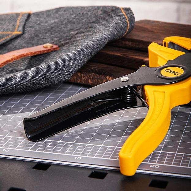 Инструмент обжимной Deli Автоматические клещи для снятия изоляции (стриппер) Deli DL2003 180мм, диапазон зачистки 0,5-6 мм, пружина с автоматическим возвратом фото 9