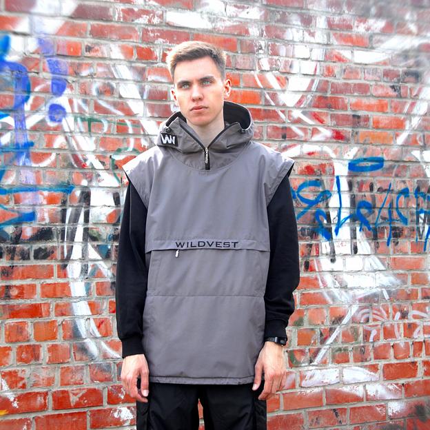 Сноубордический анорак WVX Stil серый ОПТ фото 9