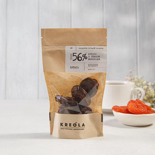 Курага в тёмном шоколаде Kreola 90 г, опт фото 4
